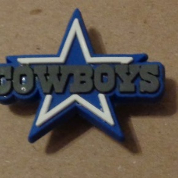 Set of 5 Dallas Cowboys Shoe Charms/Jibbitz - Picture 3 of 6